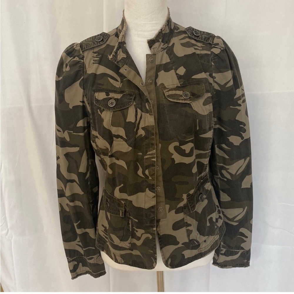 Ambition Green and Brown Utility Jacket